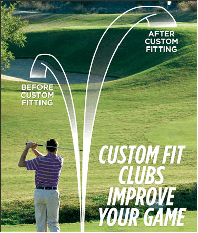 Cant do that here golf Ad for golf clubs makes a big promise