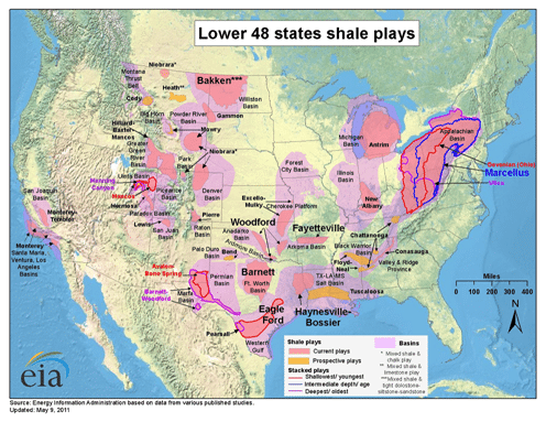 US Fracking Map