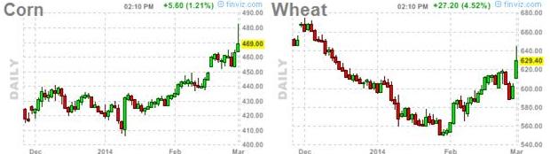 Corn and Wheat